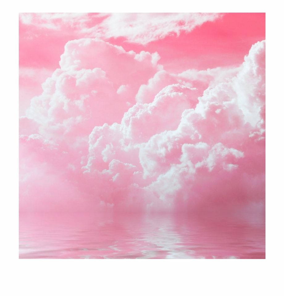 A sea of breathtaking pink clouds Wallpaper