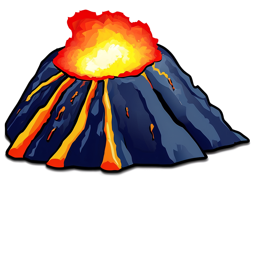 Download Massive Volcano Eruption Png 36 | Wallpapers.com