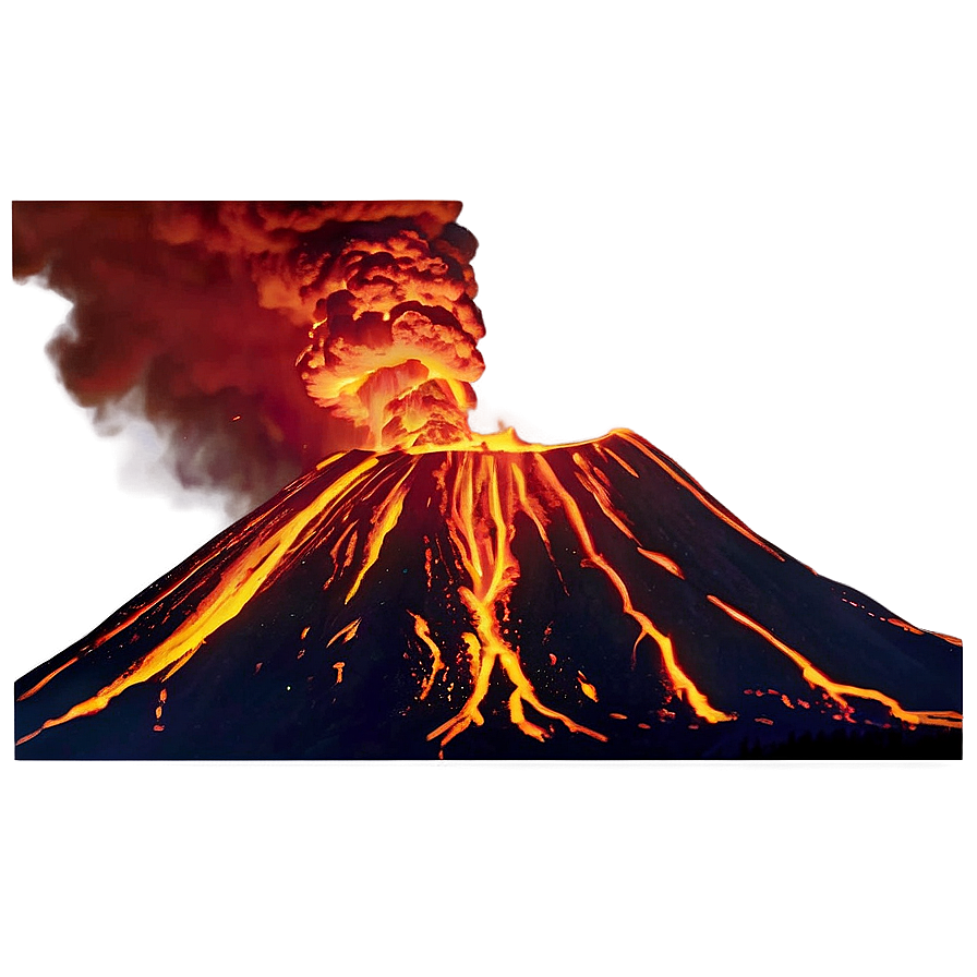 Massive Volcano Eruption Png 52 PNG