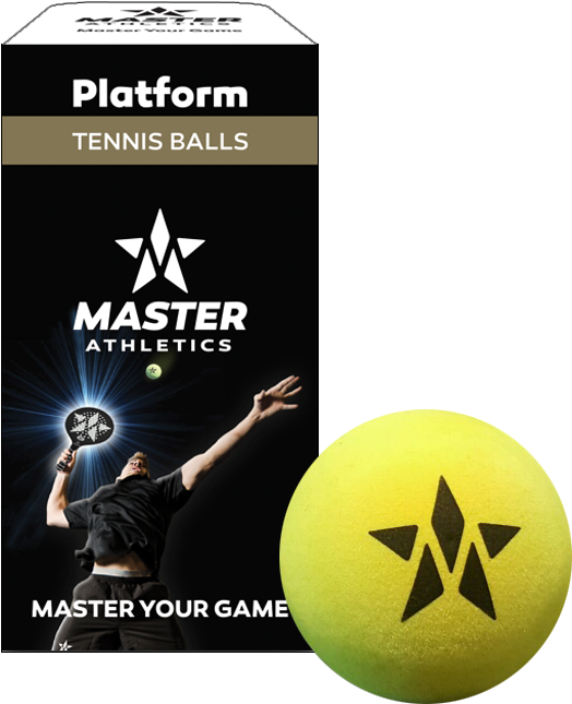 Master Athletics Platform Tennis Balls Packaging PNG