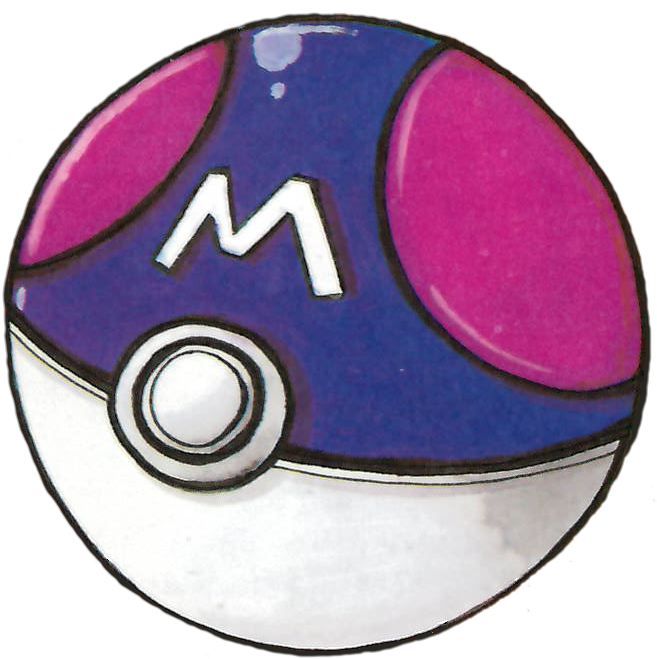 Master Ball Pokemon Capture Device PNG