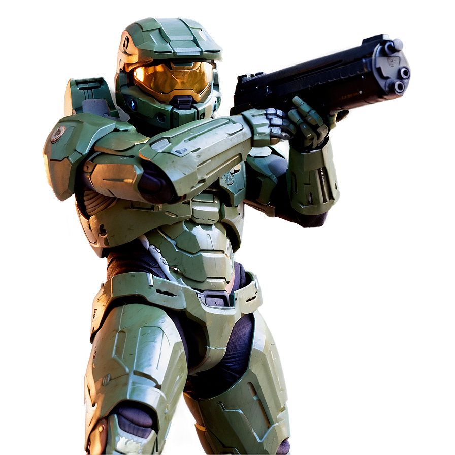 Download Master Chief Action Pose Png 43 | Wallpapers.com