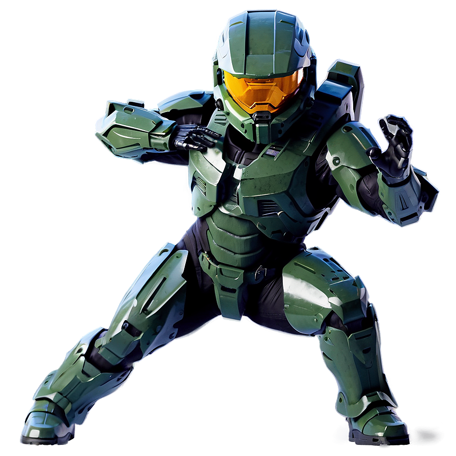 Download Master Chief Action Pose Png 84 | Wallpapers.com