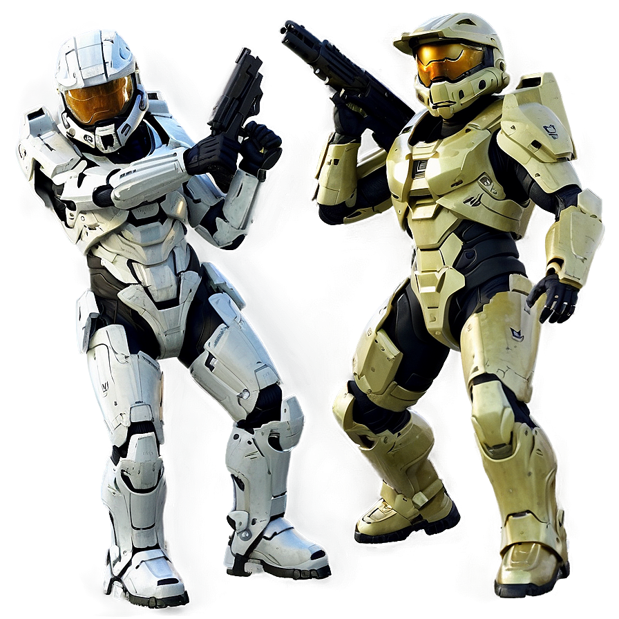 Master Chief And Spartan Locke Png 05212024 PNG