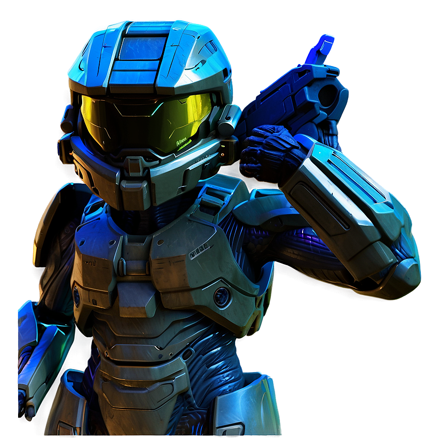 Download Master Chief Halo Odst Style Png Hgg | Wallpapers.com