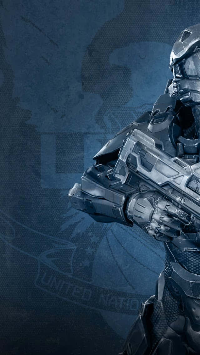 Own the Galaxy with the Master Chief iPhone Wallpaper