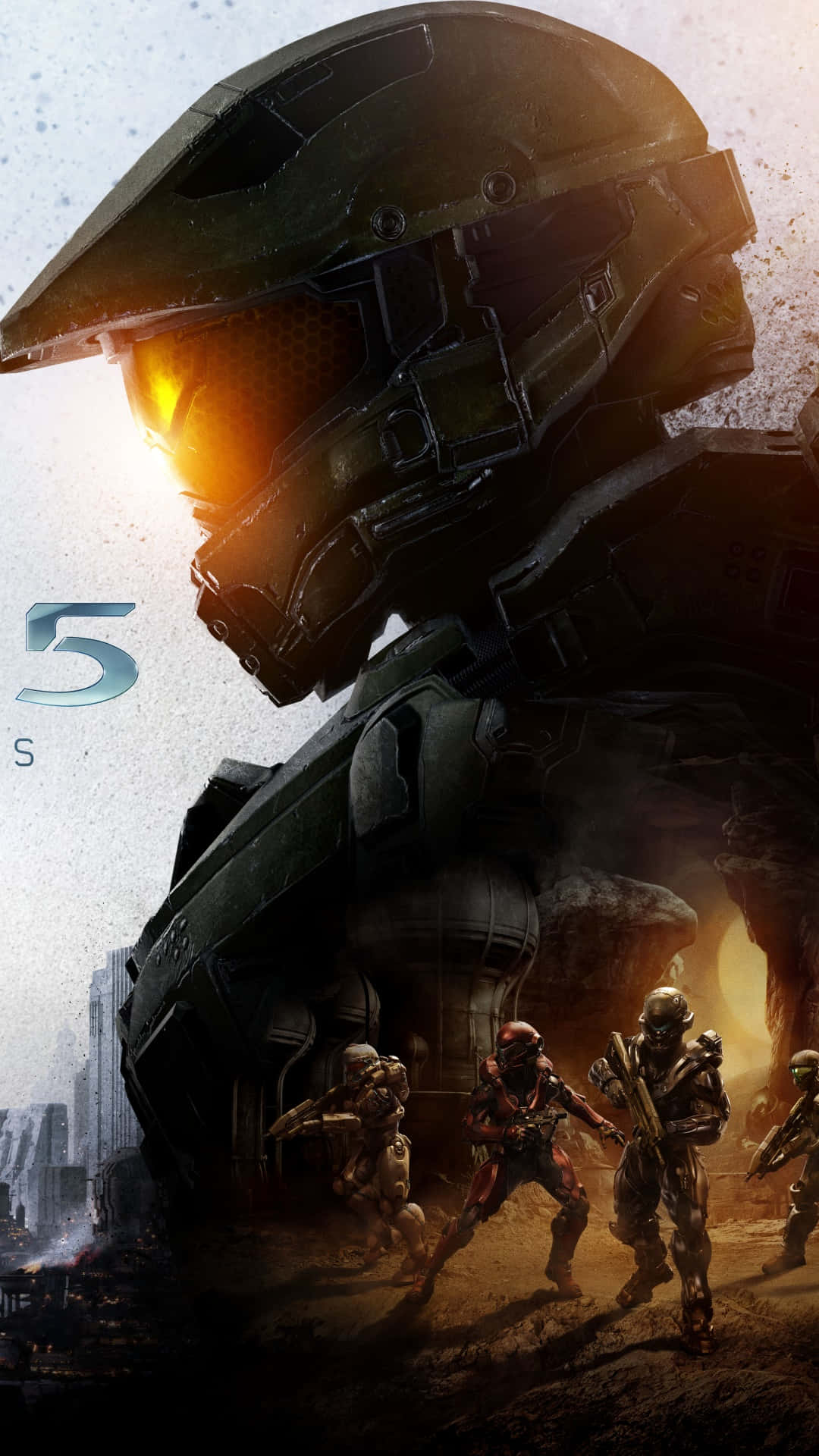 Immerse Yourself into the World of Master Chief Wallpaper