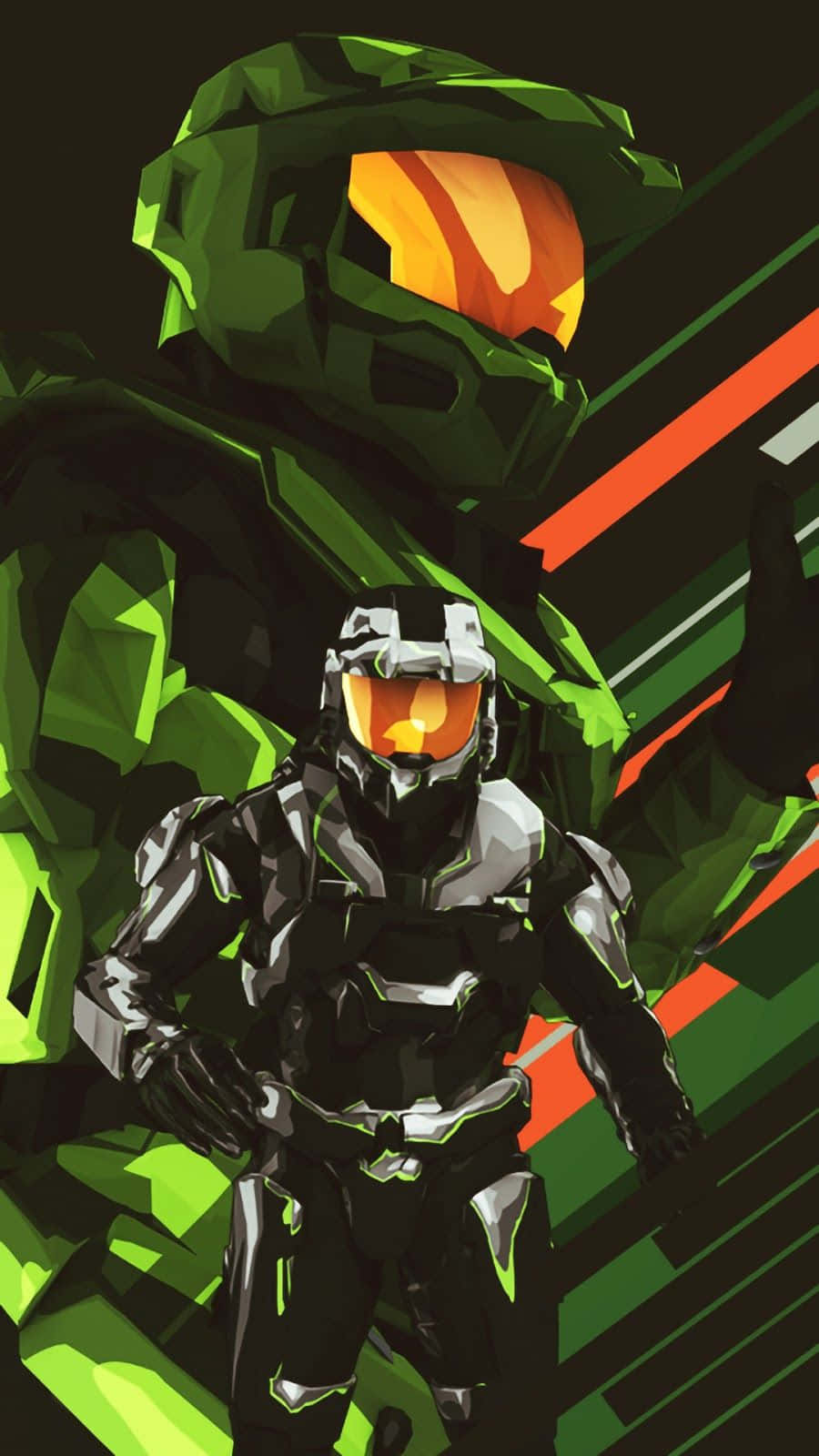 Get ready to protect humanity with the amazing Master Chief Phone! Wallpaper