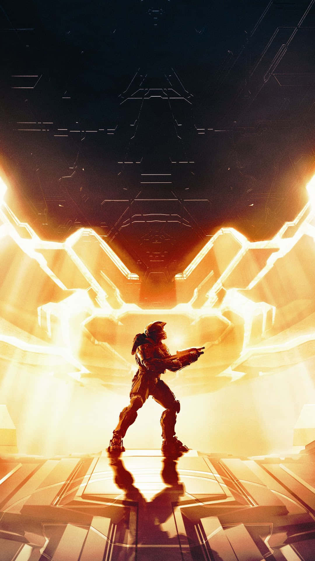 Showcase Your Love for Gaming with This Master Chief Phone Wallpaper
