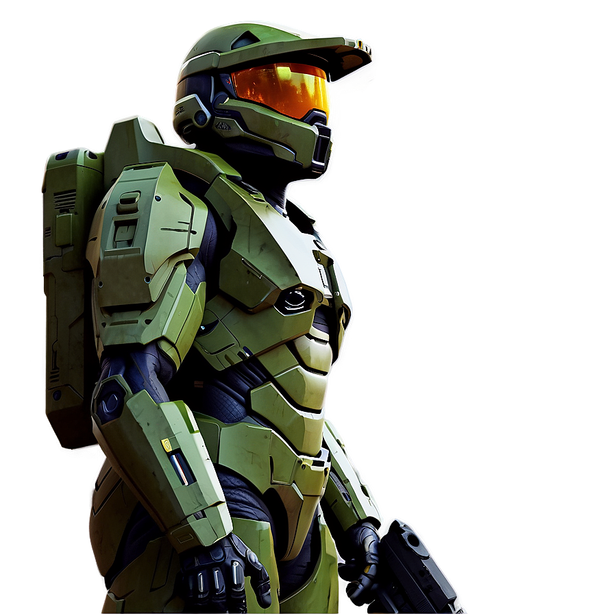 Download Master Chief Sci-fi Background Png Mxm | Wallpapers.com