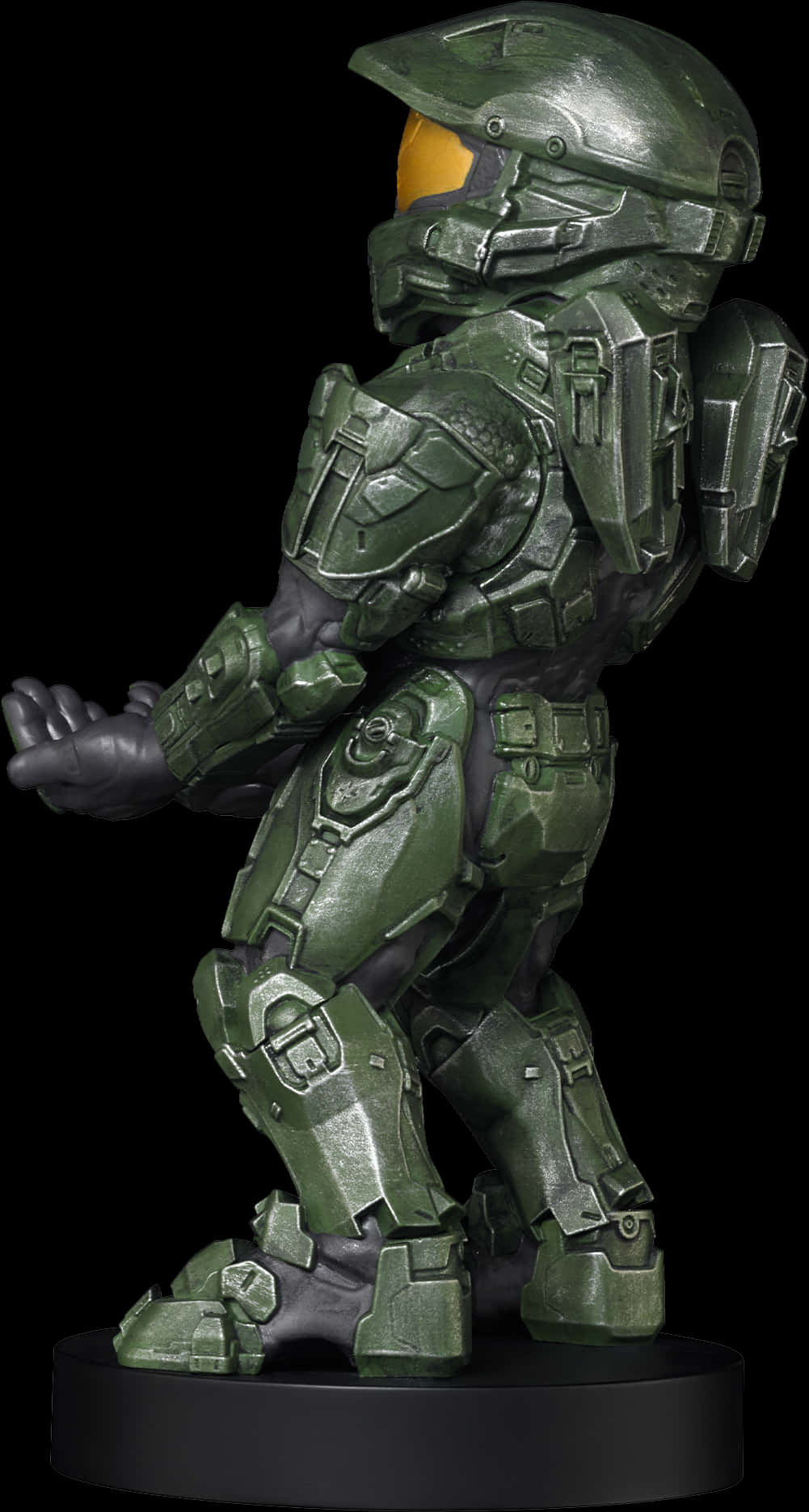 Download Master Chief Statue Profile View | Wallpapers.com