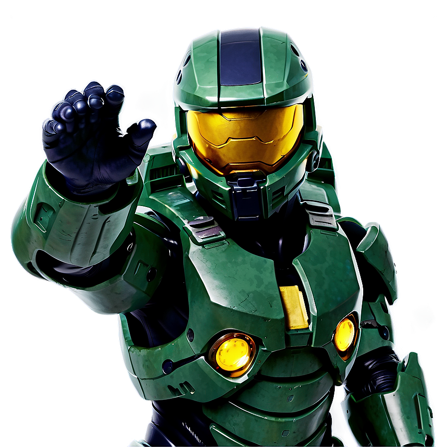 Download Master Chief Victory Pose Png Cwi14 | Wallpapers.com