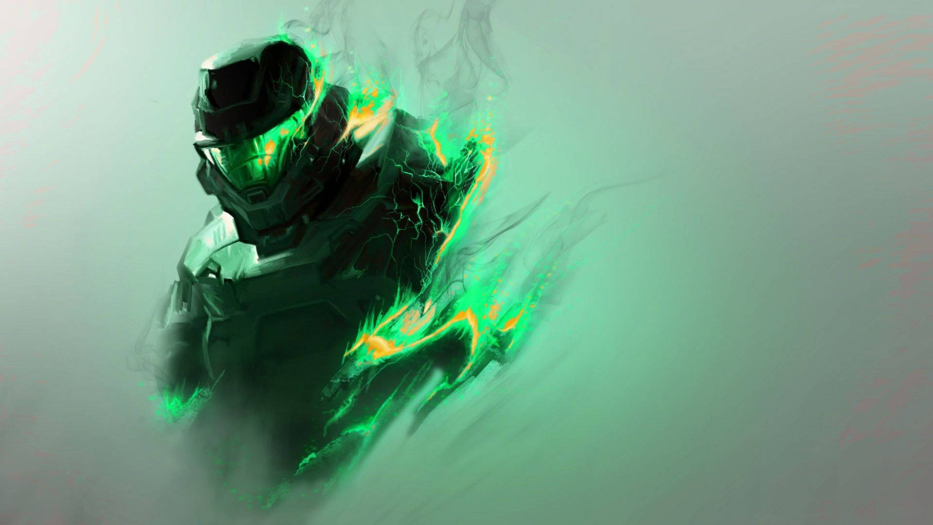 Master Chief in Mission Wallpaper