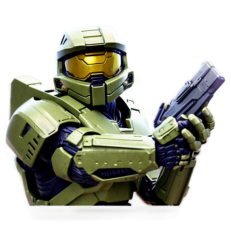 Master Chief With Plasma Grenade Png 05212024 PNG