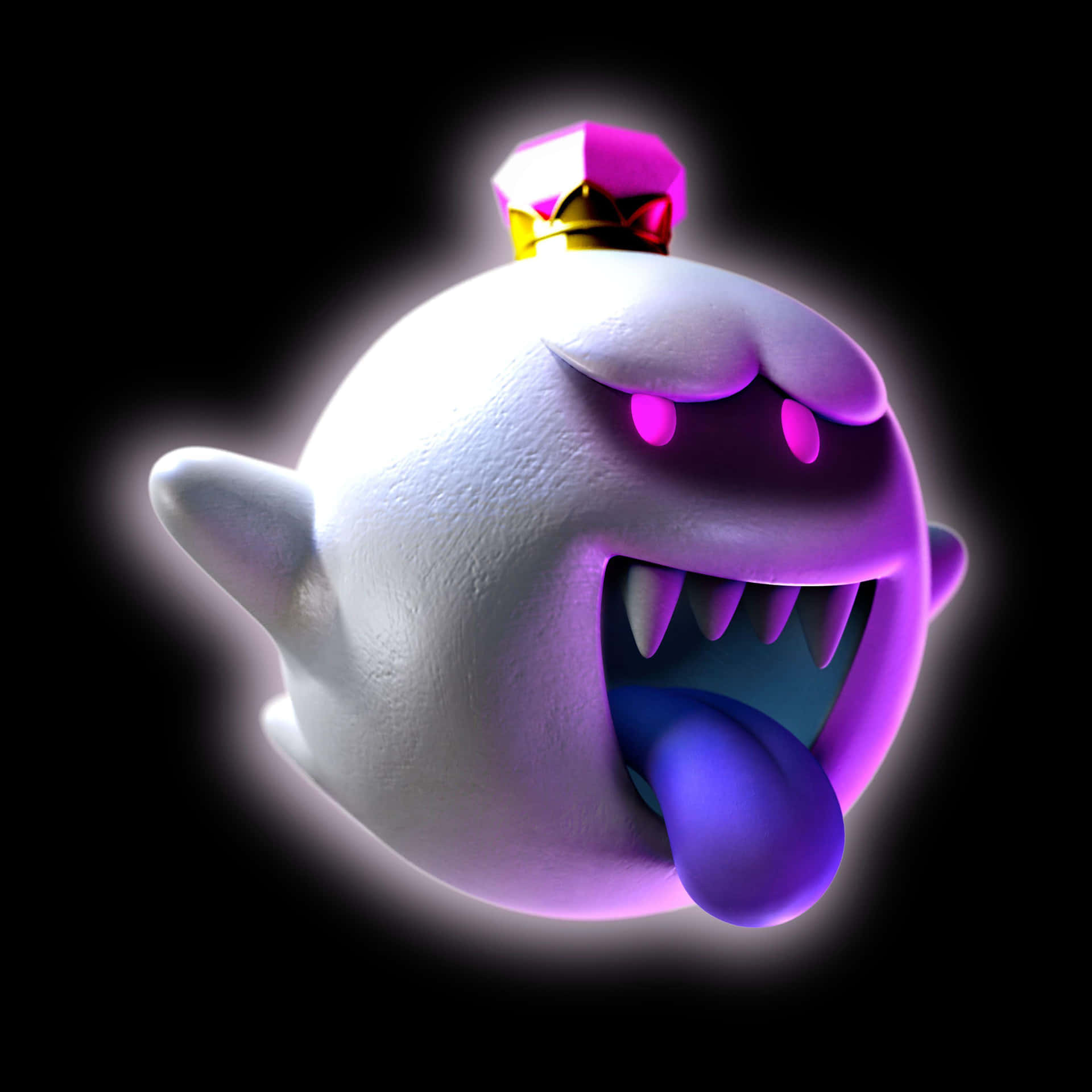 Master Of Illusion King Boo In A Haunting Setting Wallpaper