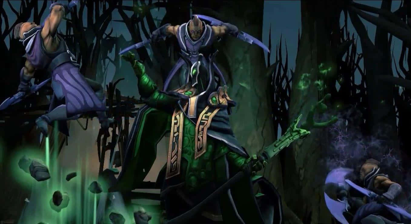 "master Of Manipulation - Rubick In Action" Wallpaper