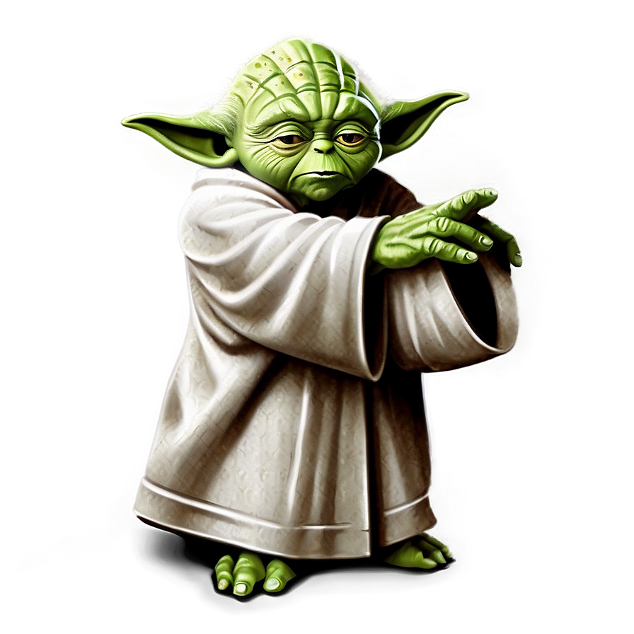 Download Master Yoda Cartoon Png 7 | Wallpapers.com