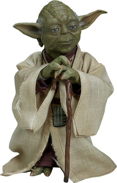 Download Master Yoda Figure Pose | Wallpapers.com