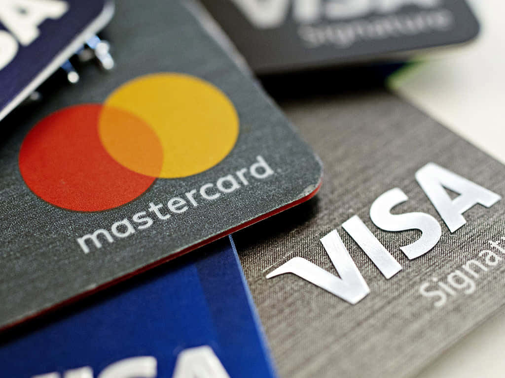 Mastercardand Visa Credit Cards Wallpaper
