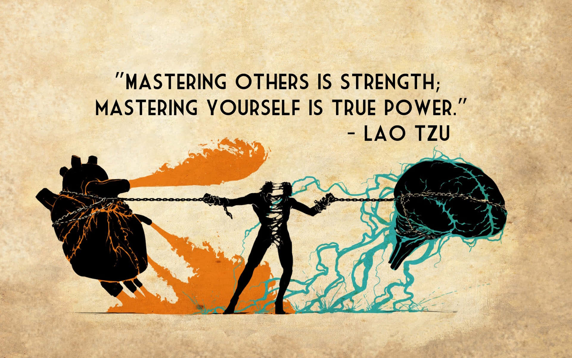 Mastering Self True Power Quote Lao Tzu Wallpaper