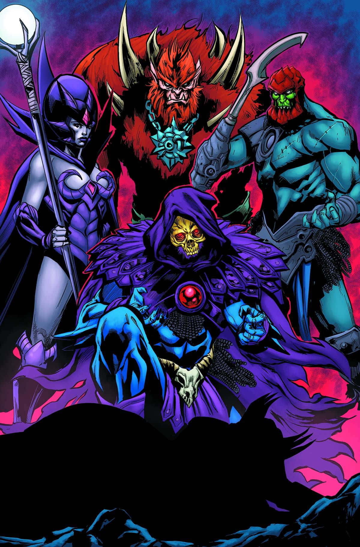 From left to right: The Masters of Evil assemble Wallpaper