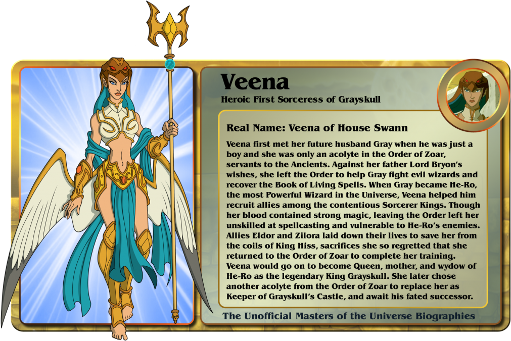 Mastersofthe Universe Veena Card PNG