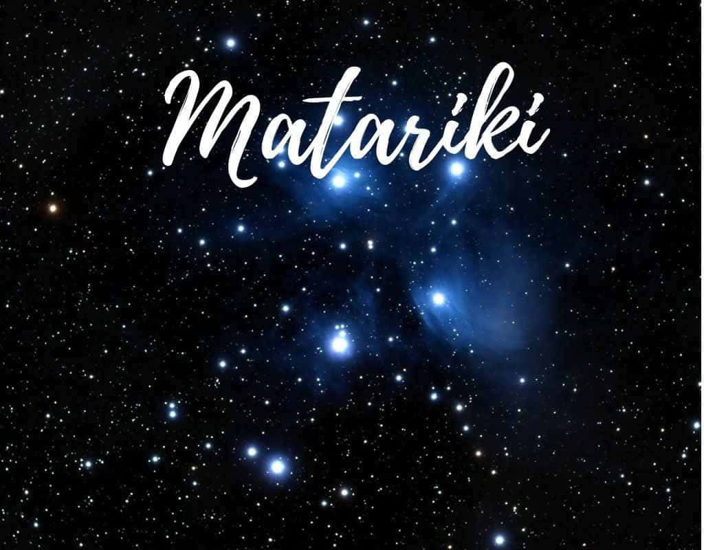 Matariki Taivaallinen Juhla Tähtiä Taustakuva