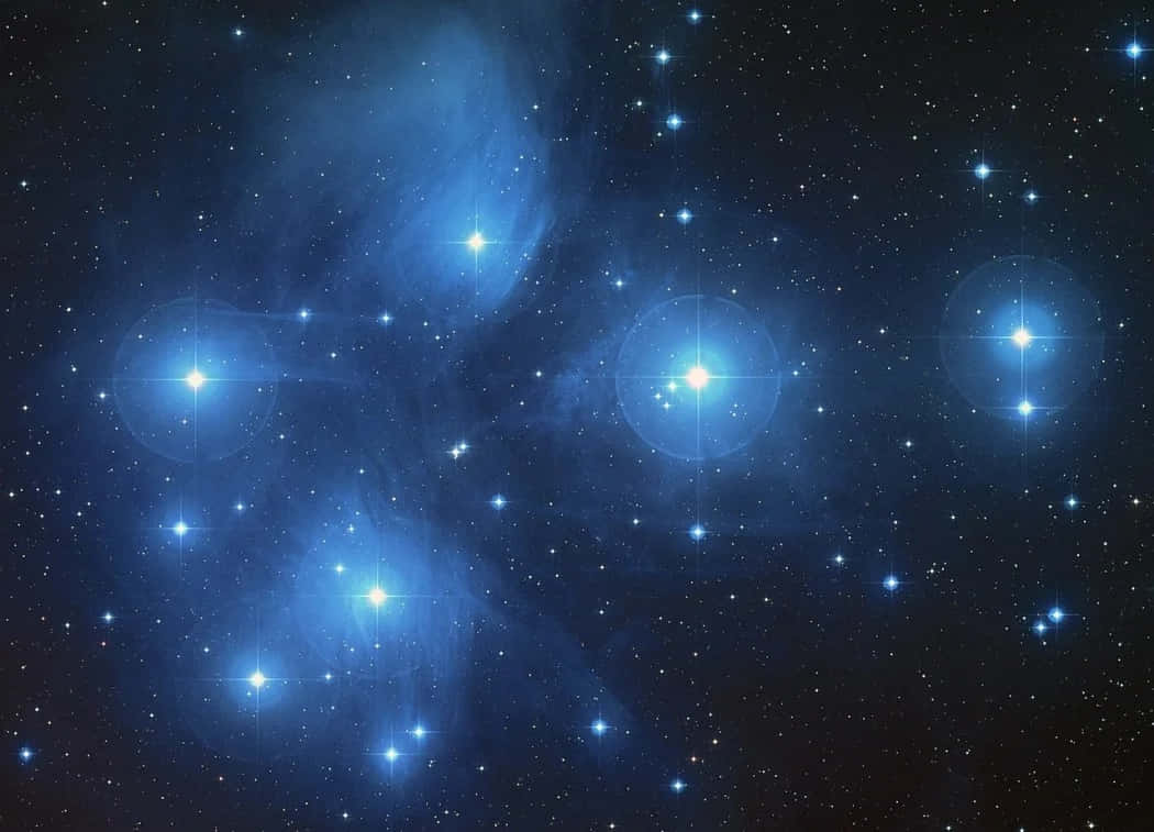 Matariki Pleiades Tähtiklustere Taustakuva