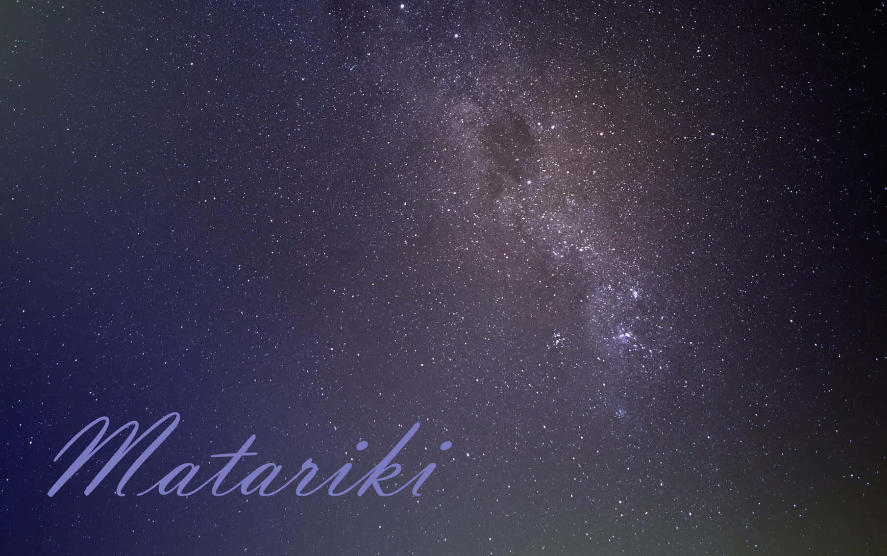 Matariki Stars Lighting Up The Night Sky Wallpaper