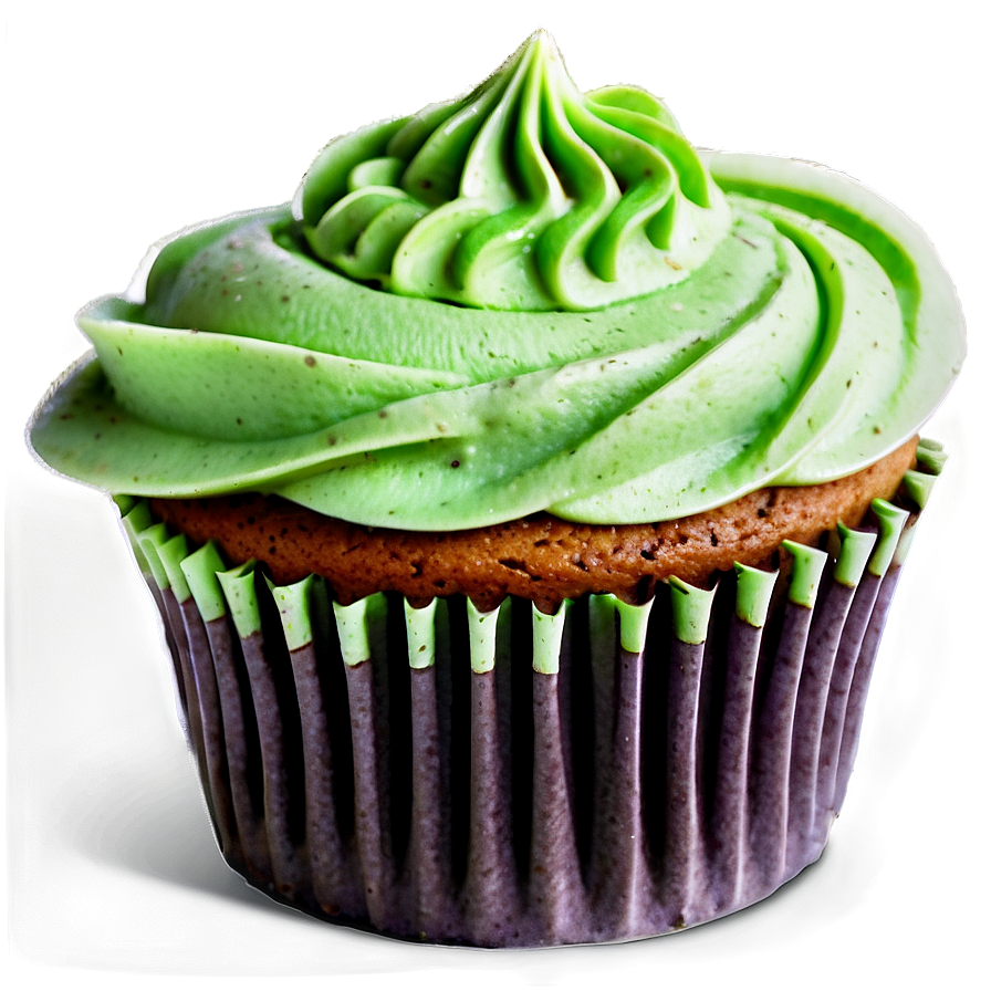 Matcha Cupcakes Png 06112024 PNG