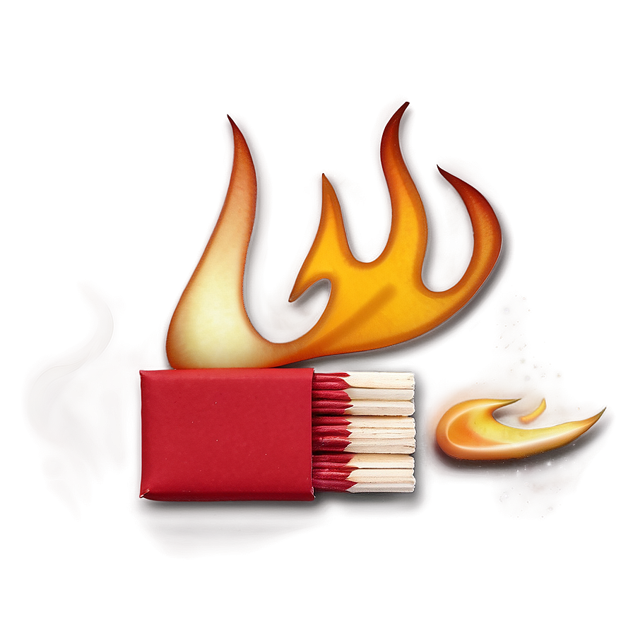 Matchbox Flame Art Png 83 PNG