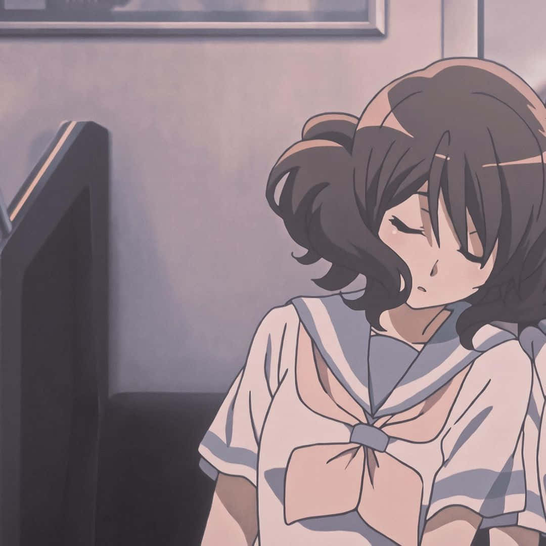 Kumikooumae Durmiendo - Imagen De Perfil De Anime A Juego.