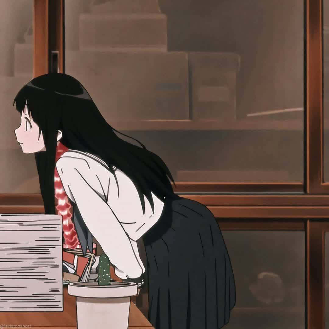 Schoolgirl Matching Anime Profile Picture