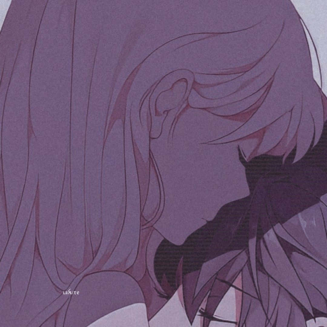 Download Couple Hug Matching Anime Profile Picture | Wallpapers.com