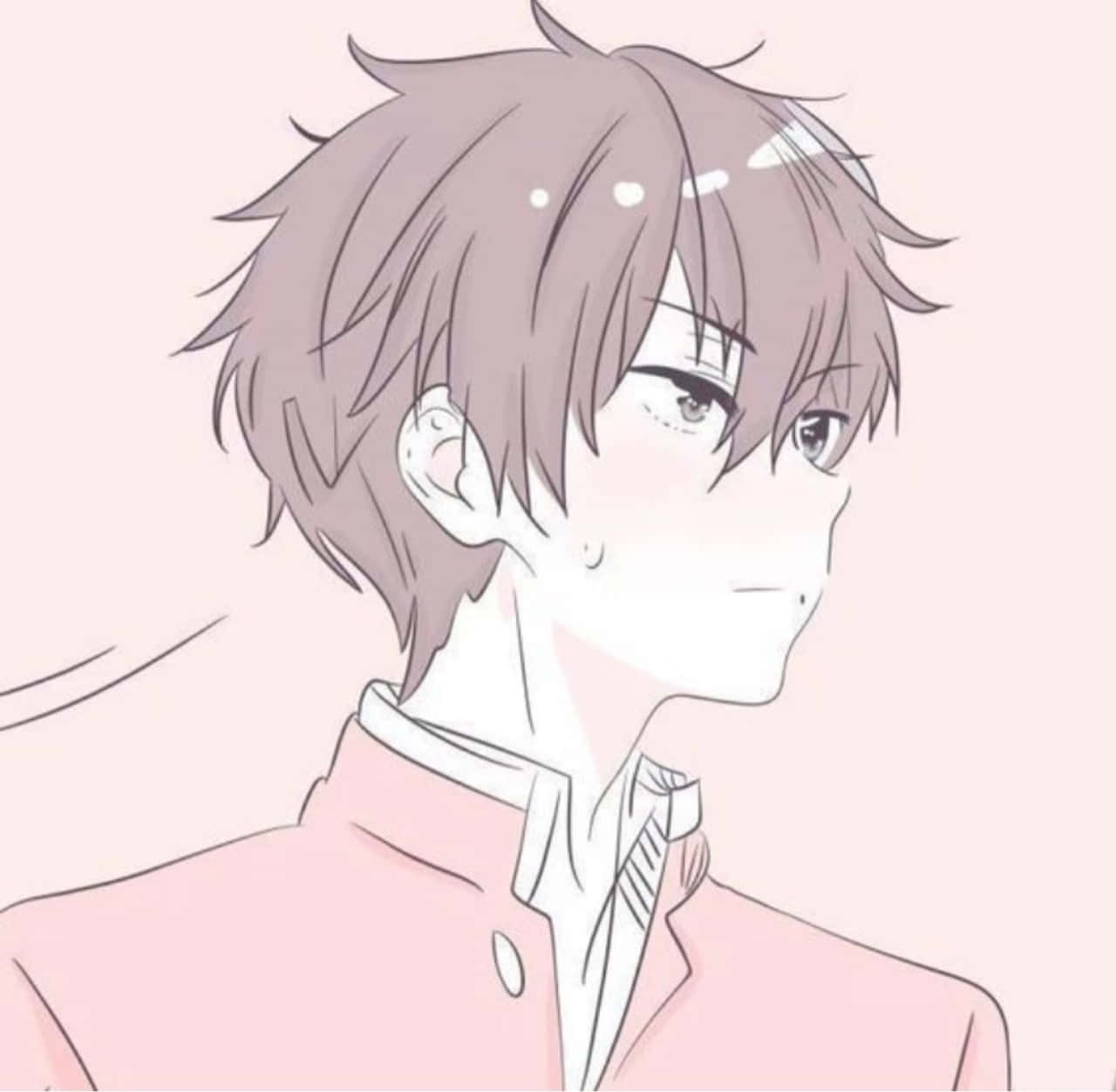Pastel Pink Boy Matching Anime Profile Picture
