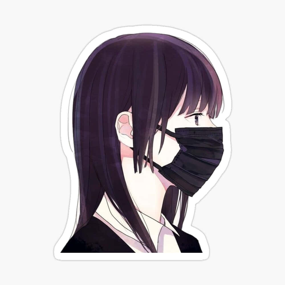 Girl With Face Mask Matching Anime Profile Pictures