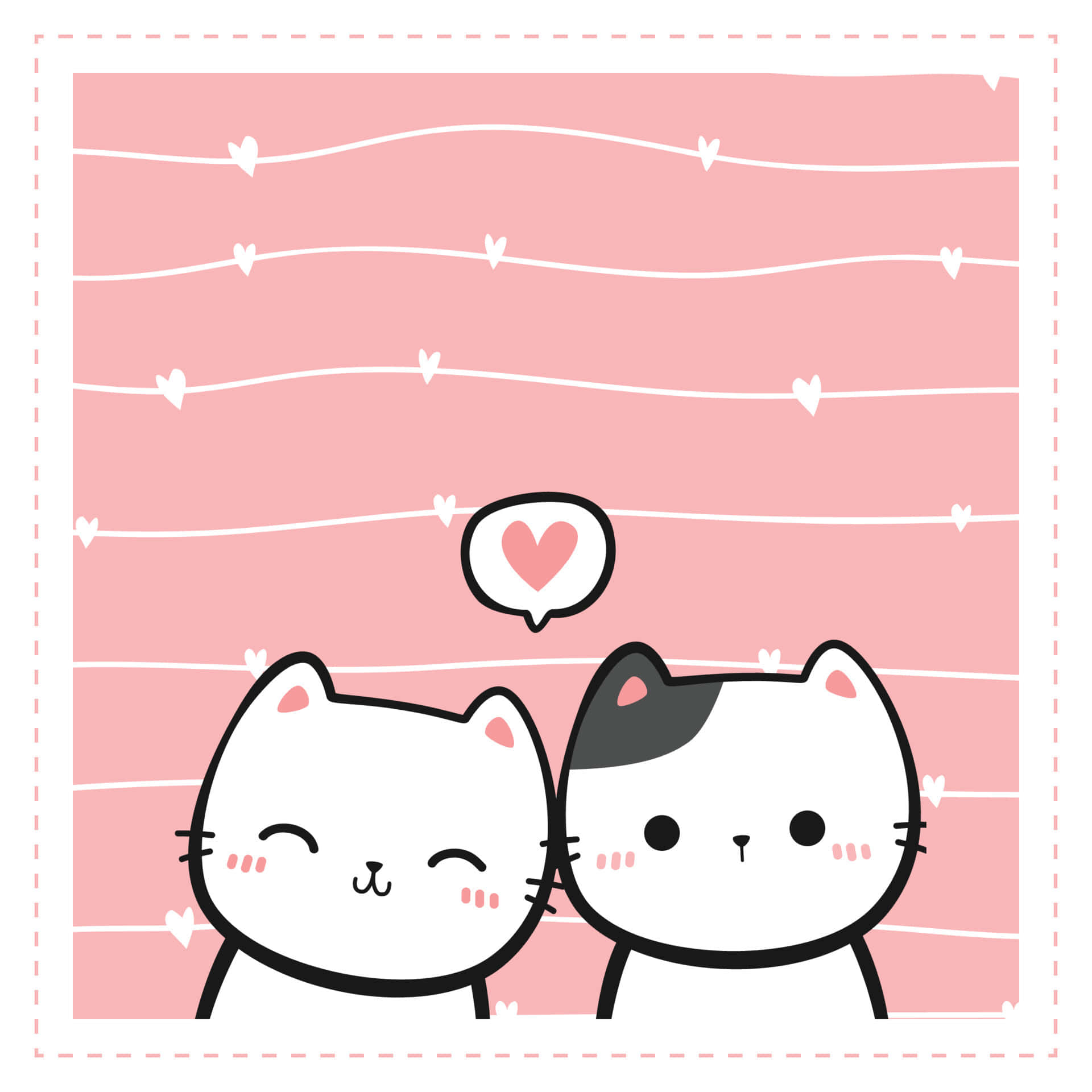 Cute Cat Love Matching Pfp - Cute Cat Matching Pfp Aesthetic Matching Pfp  Ideas (@pfp)