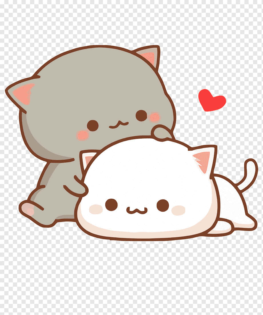 Cute Cartoon Matching Cat Pfp - Matching Cat Pfp Aesthetic
