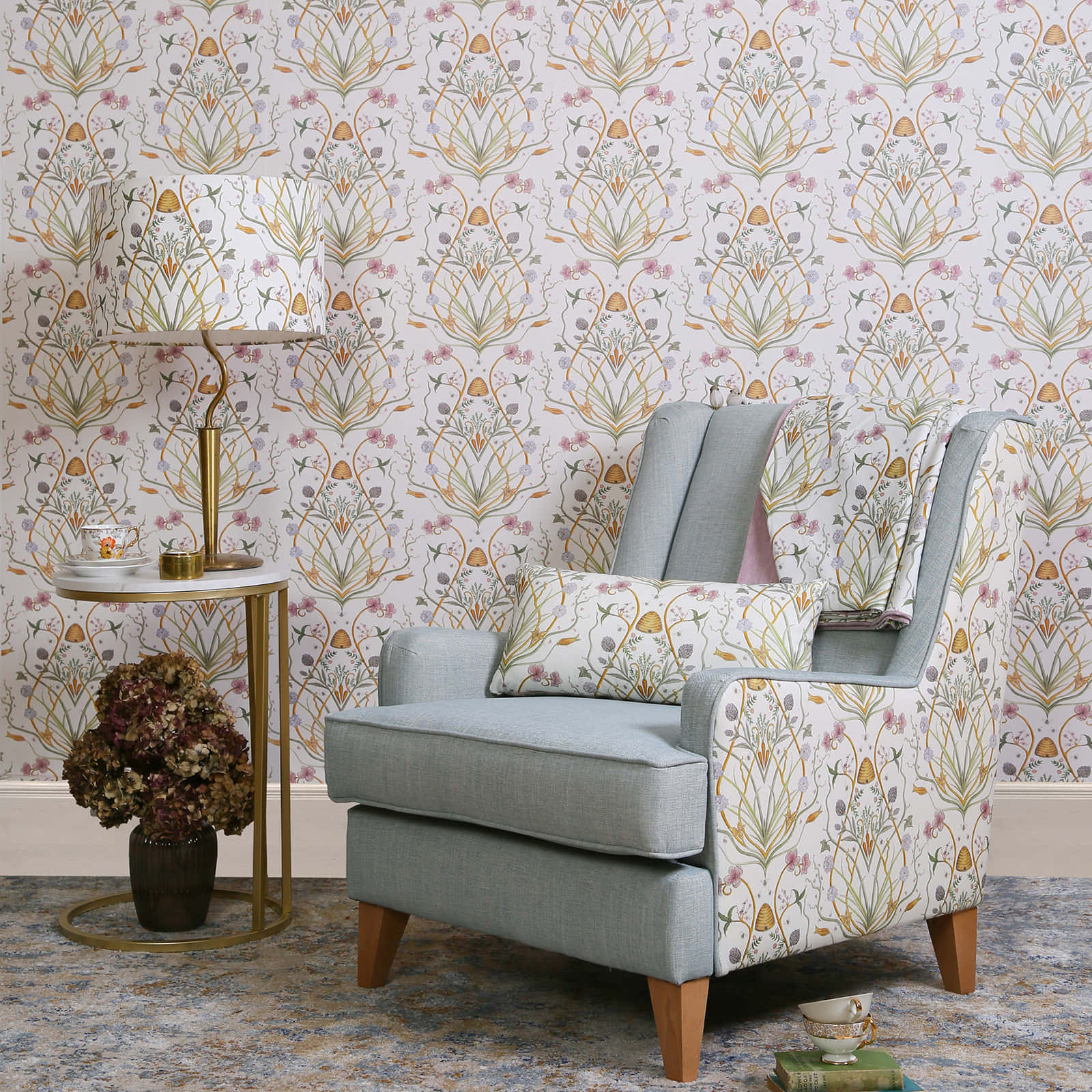 Matching Chic Pattern In The House Wallpaper