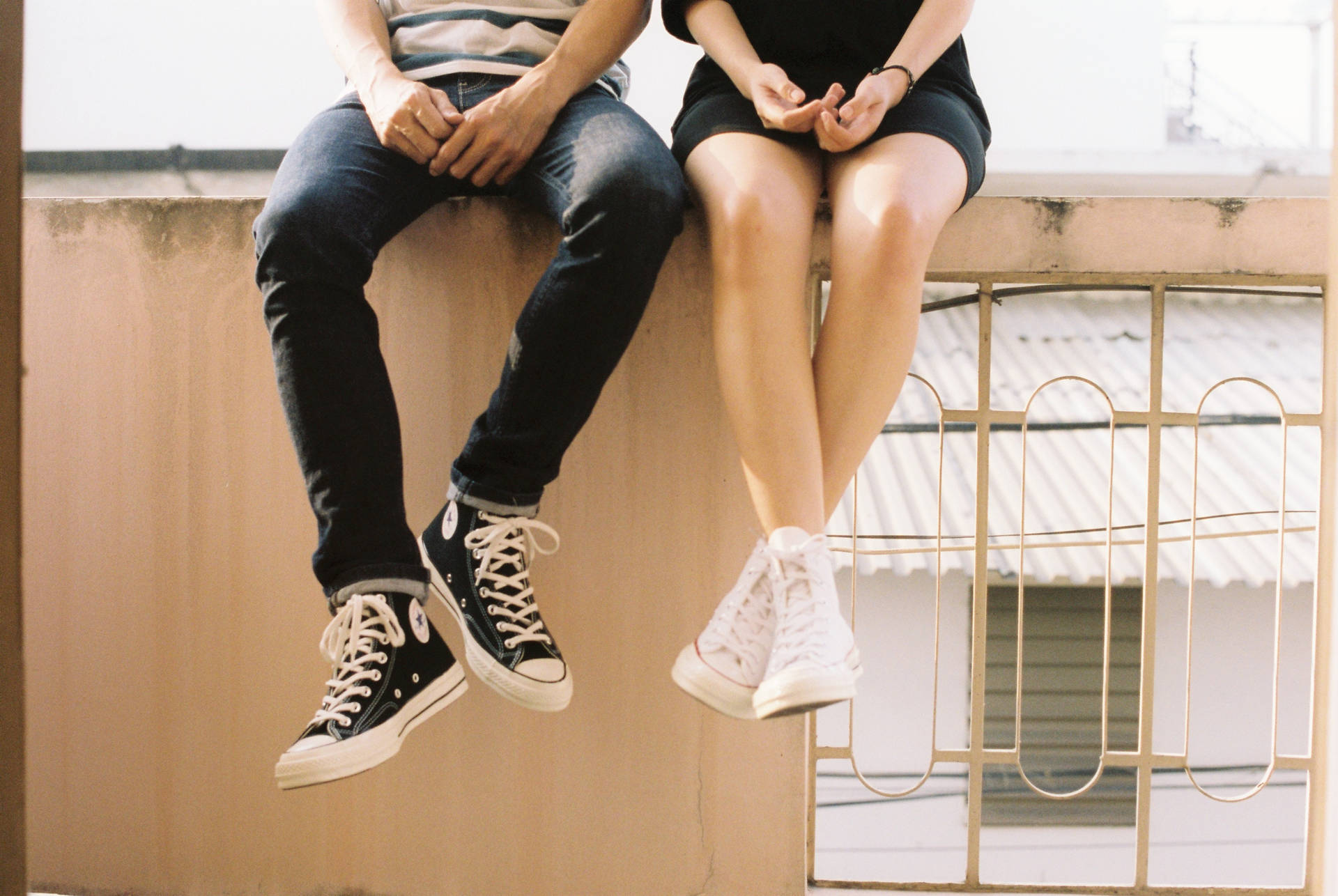Matching Couple Converse Shoes