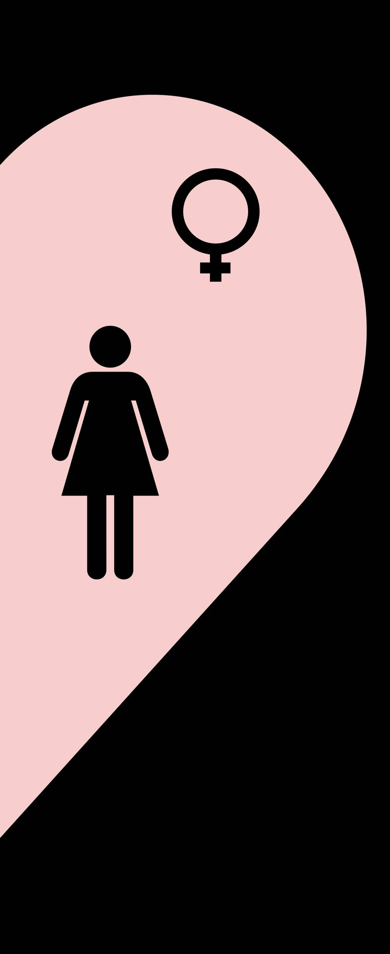 Matching Female Symbol Background