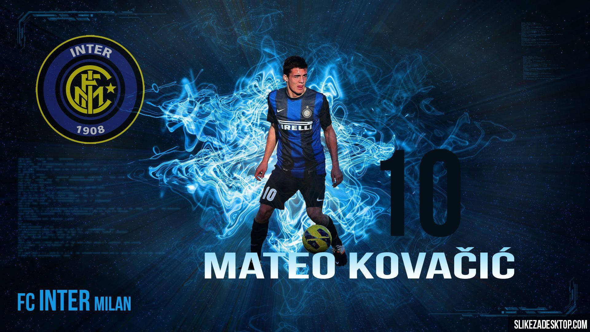 Mateo Kovacic Ice Blue Flame – Farven er en forheksende blå is ild. Wallpaper