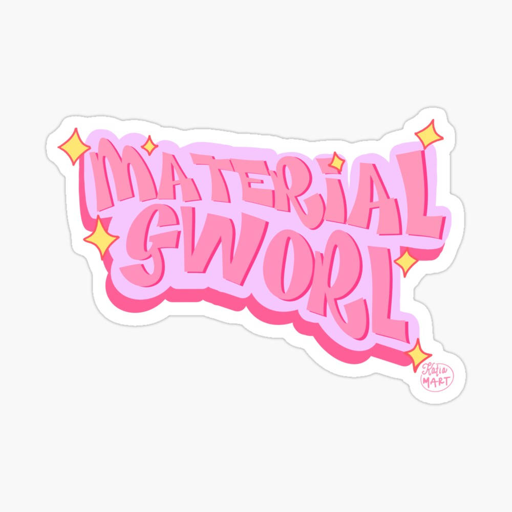 Material Gworl Sticker Graphic Wallpaper