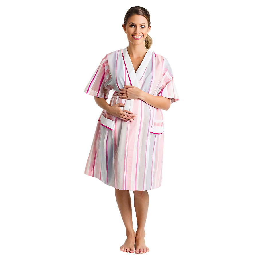 Maternity Nursing Robe Png Dkn62 PNG