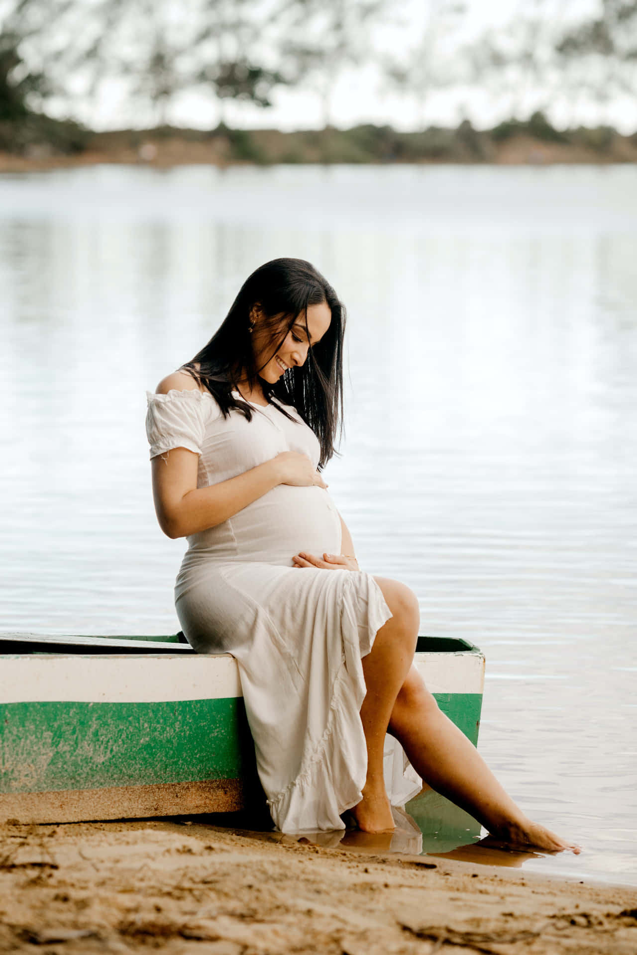 Schwangerefrau Auf Einer Maternity-bilder
