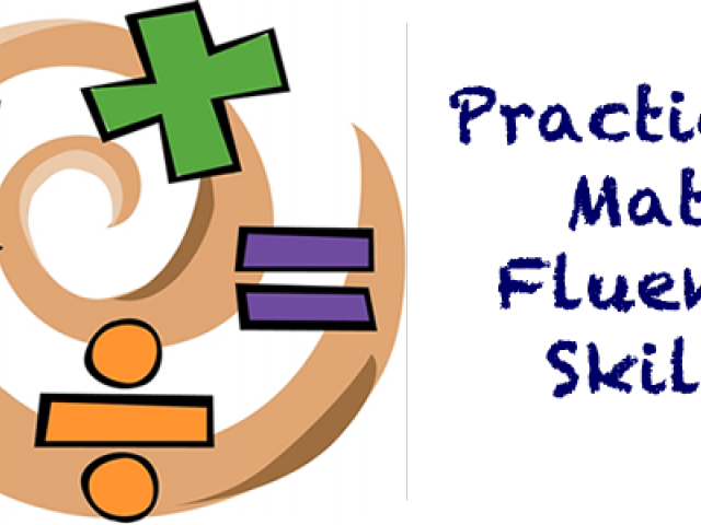 Math Fluency Skills Graphic PNG