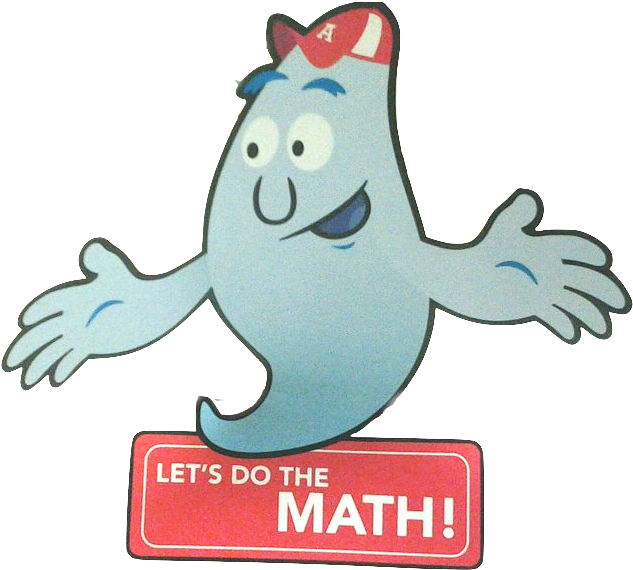 Math Mascot Cartoon Character PNG
