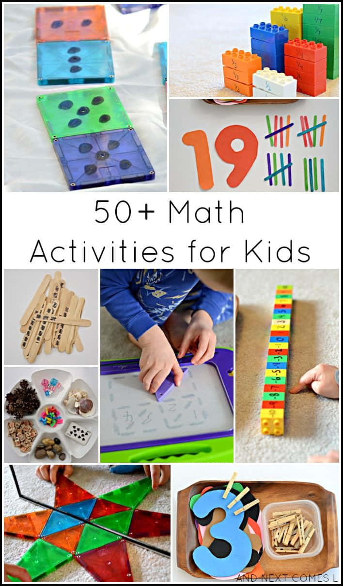 50 Math Activities For Kids