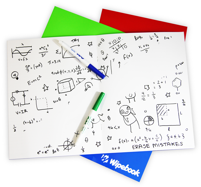 Mathematical Concepts Whiteboard PNG