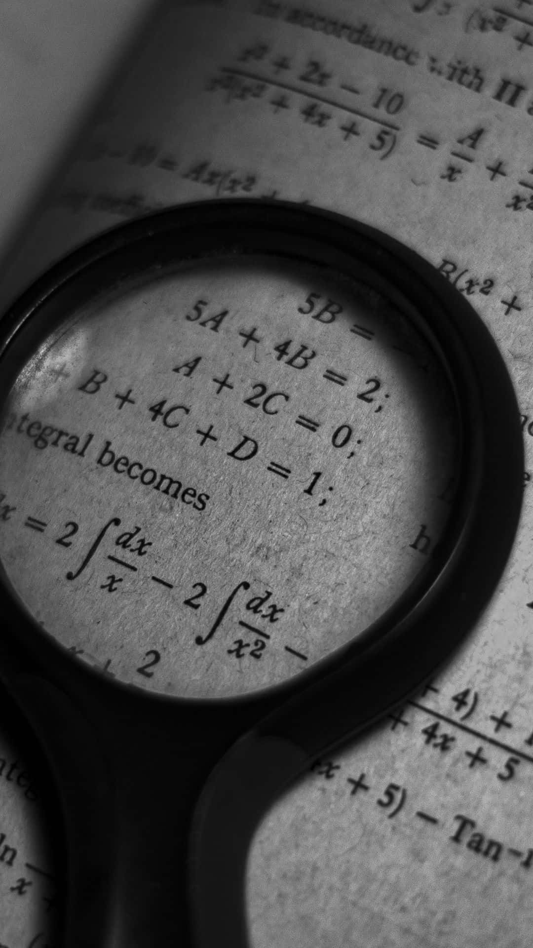 Mathematical_ Investigation_ Magnified Wallpaper